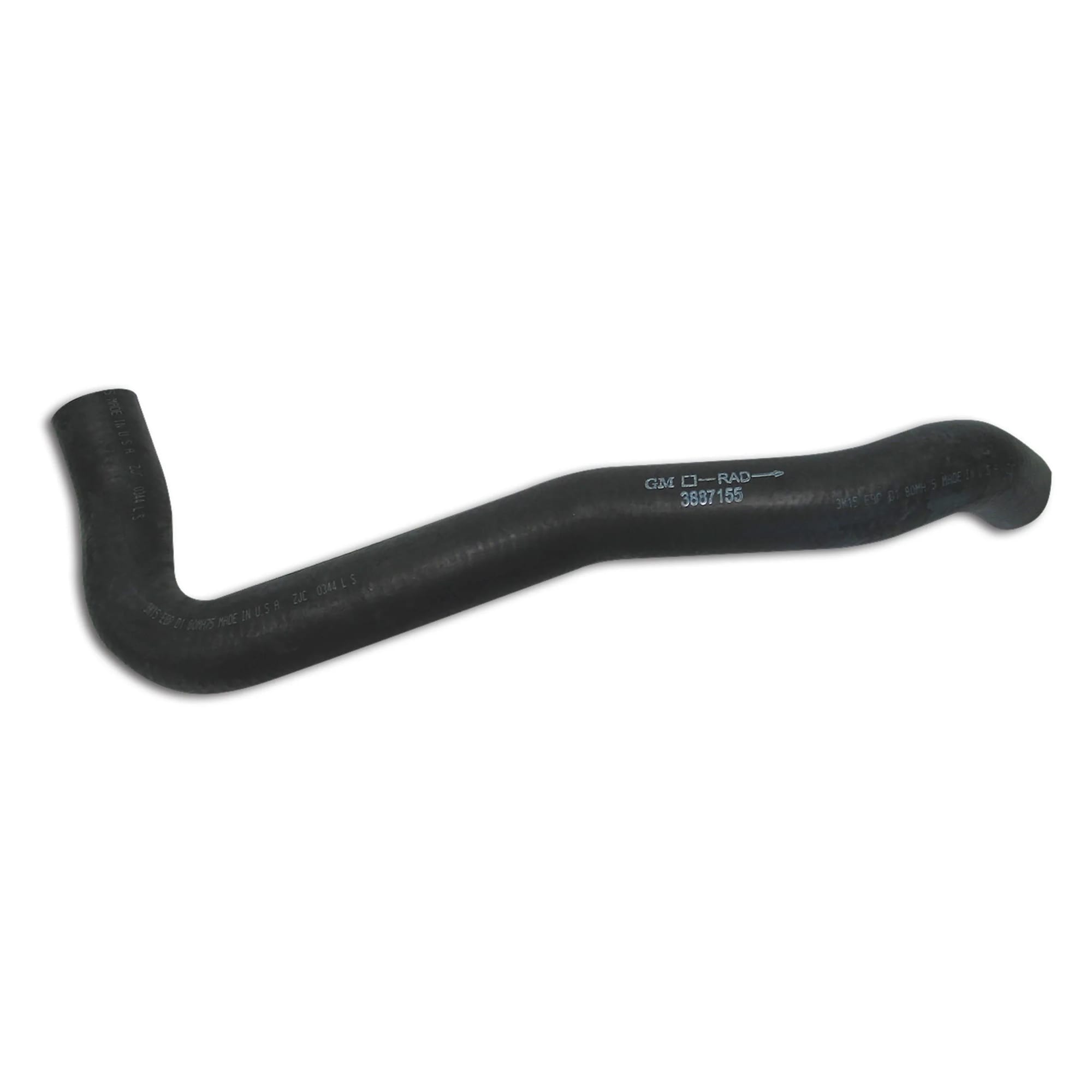 C2 New Radiator Hose, Lower 327 1966-1967