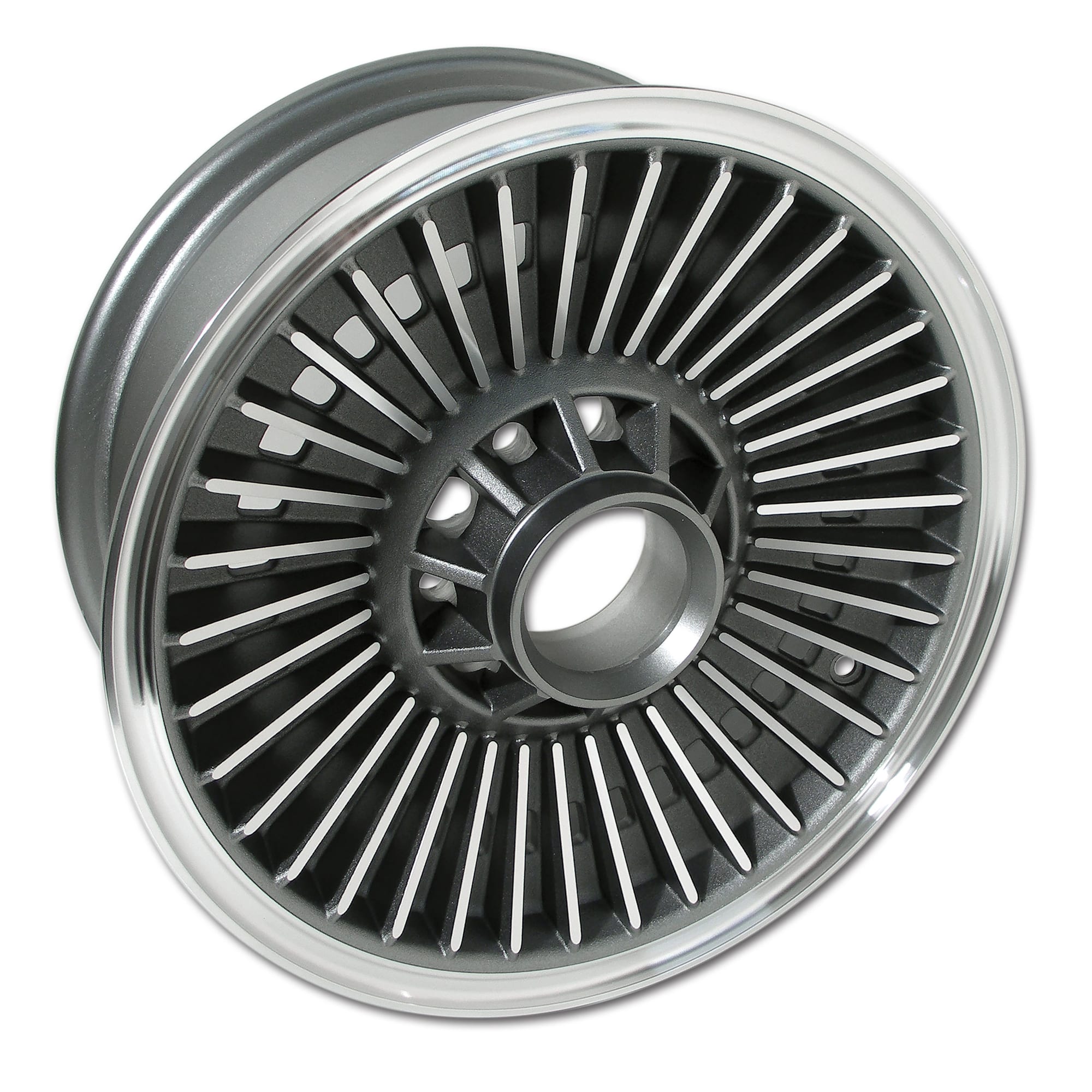 C2 New Knock-Off Wheel - Dark Face Replica 1965-1966