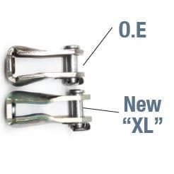 C3 New Power Brake Booster XL Clevis Kit - Helps Raise Pedal From Floor 1968-1982