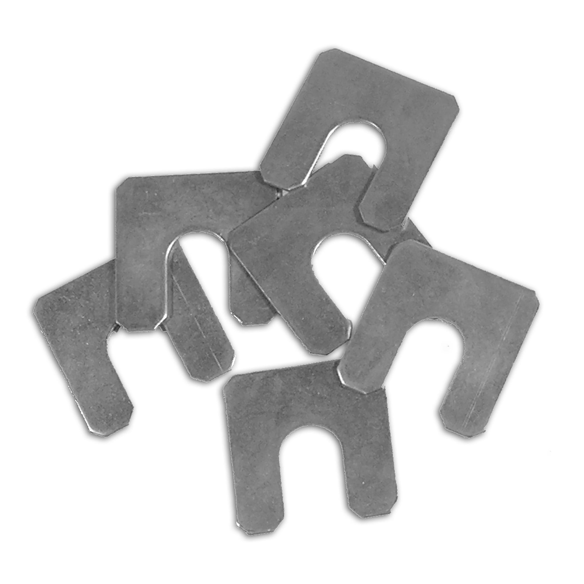 C2-C3 New Body Mount Shims, U-Shaped 6pc set 1963-1982