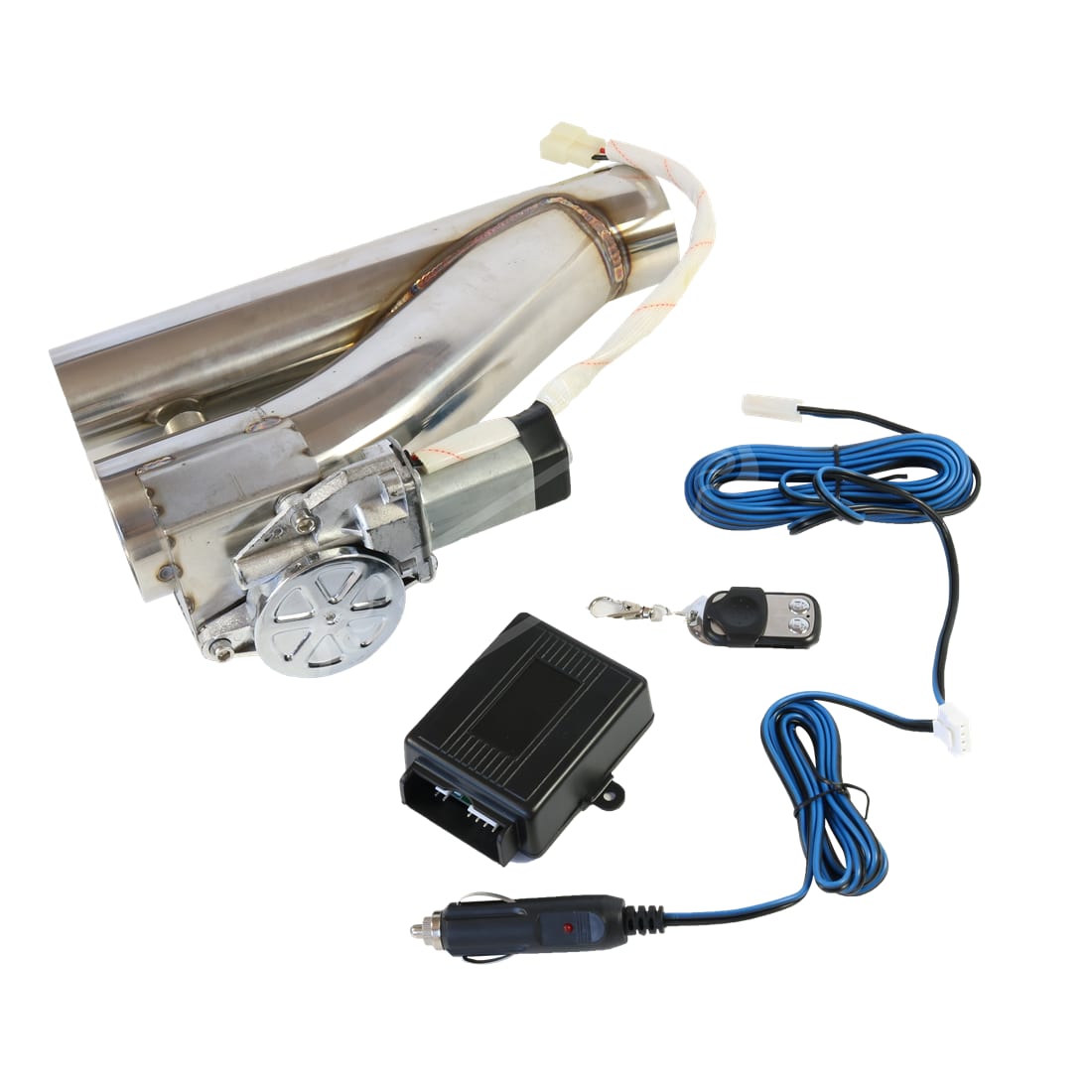 C5-C6 New Base 2.5 Electric Exhaust Downpipe Cutout Valve Controller Remote Kit 1997-2010