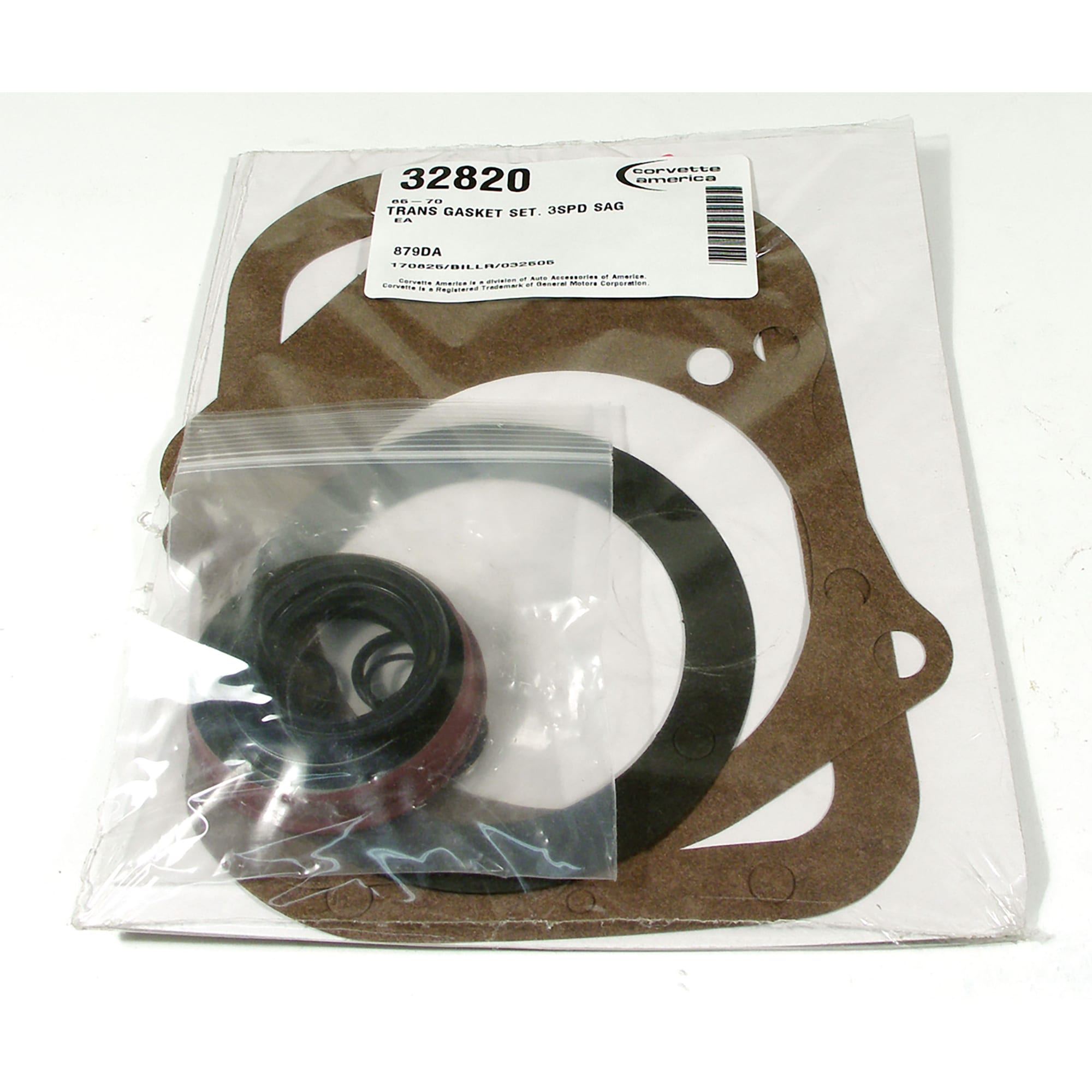 C2-C3 New Transmission Gasket Set, 3 Speed Saginaw 1965-1970