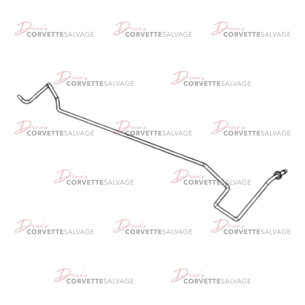 C6 Used Automatic Transmission Fluid Cooler Rear Lower Line 2009