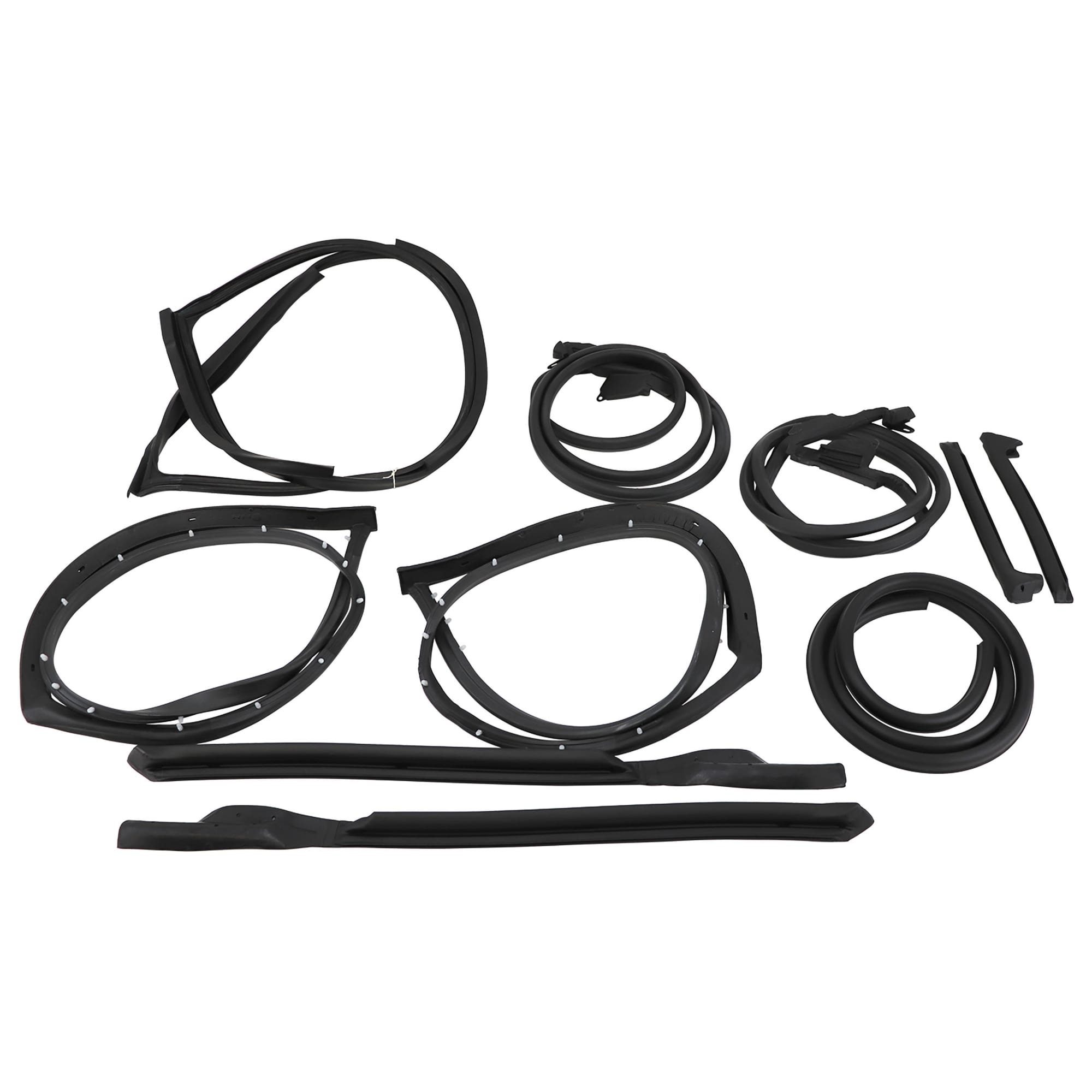 C3 New Weatherstrip Kit - Body Coupe 10 Piece - USA 1970-1972