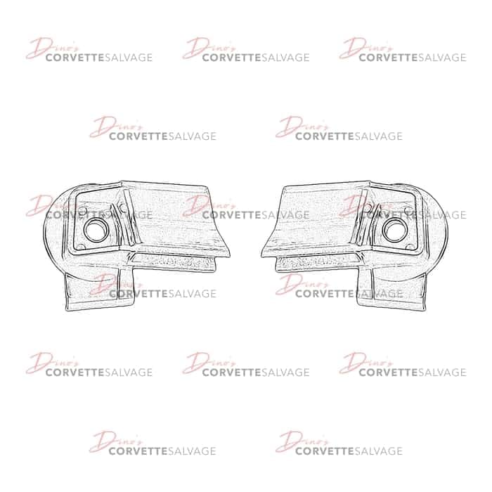 C4 Used Door Window Channel Guide 1993-1996