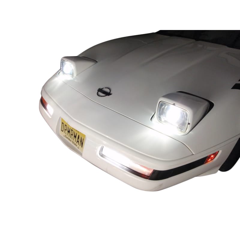 C4 New HID Headlight Conversion Kit - Diamond Cut/White 6000K/55w Fog&HL Ballasts 1984-1996