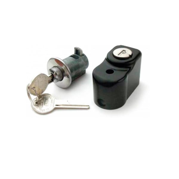 C2 New Glove Box & Spare Tire Lock Kit Withoutriginal Keys 1966