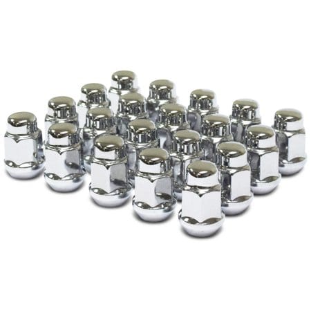 C4-C7 New Chrome Lugnut & Lock Set - 24pc 1984-2019