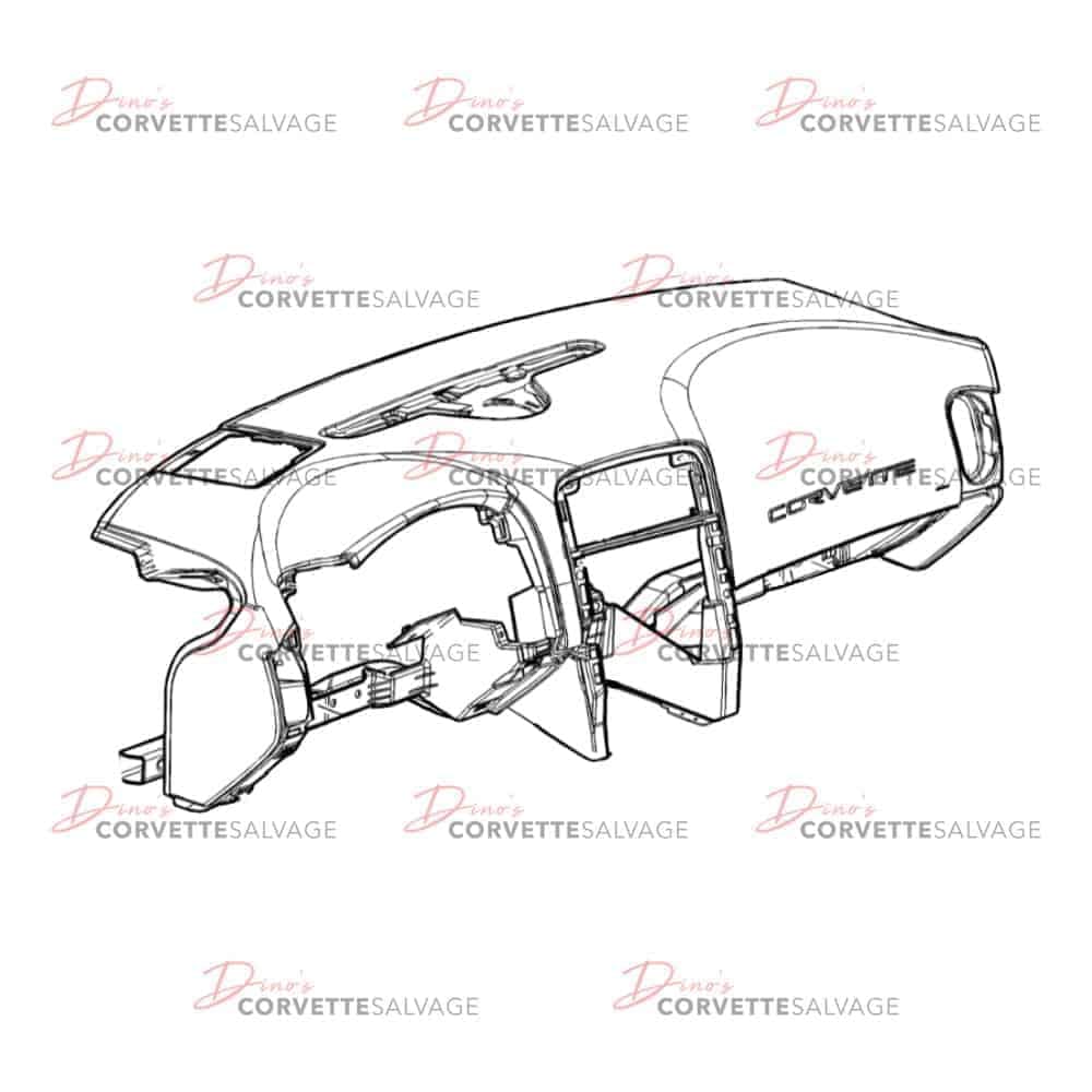 C6 Used Dash Pad 2005