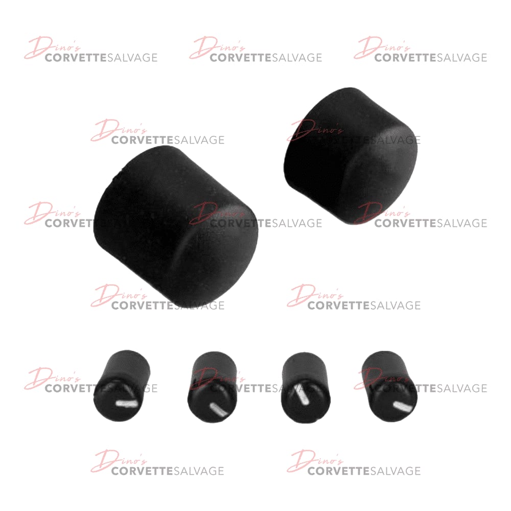C5 New Radio Tuning, Volume and Speaker Control Knob Set 1997-2004