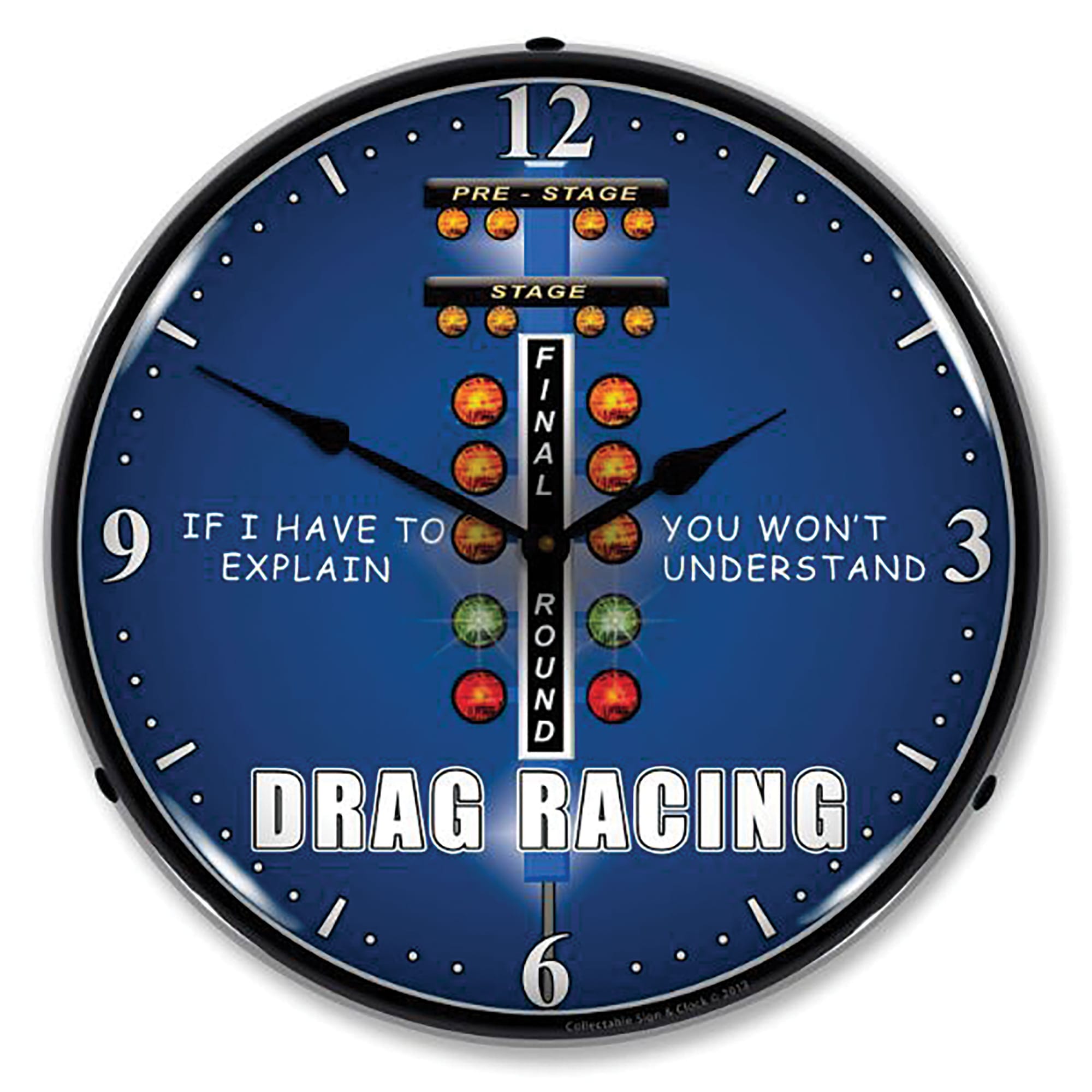 C1-C8 New LED Clock, Drag Race 1953-2026