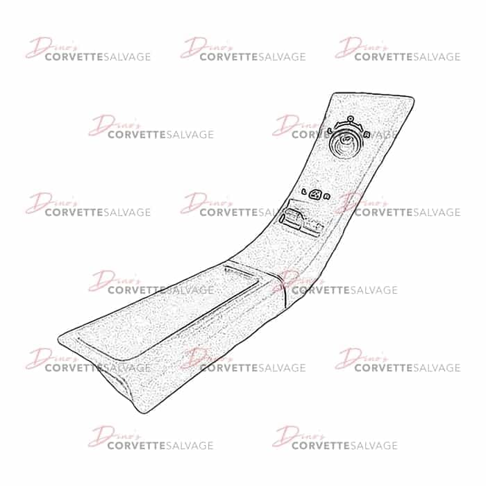 C4 Used Driver-Side Window & Power Mirror Switch Assembly 1990-1996