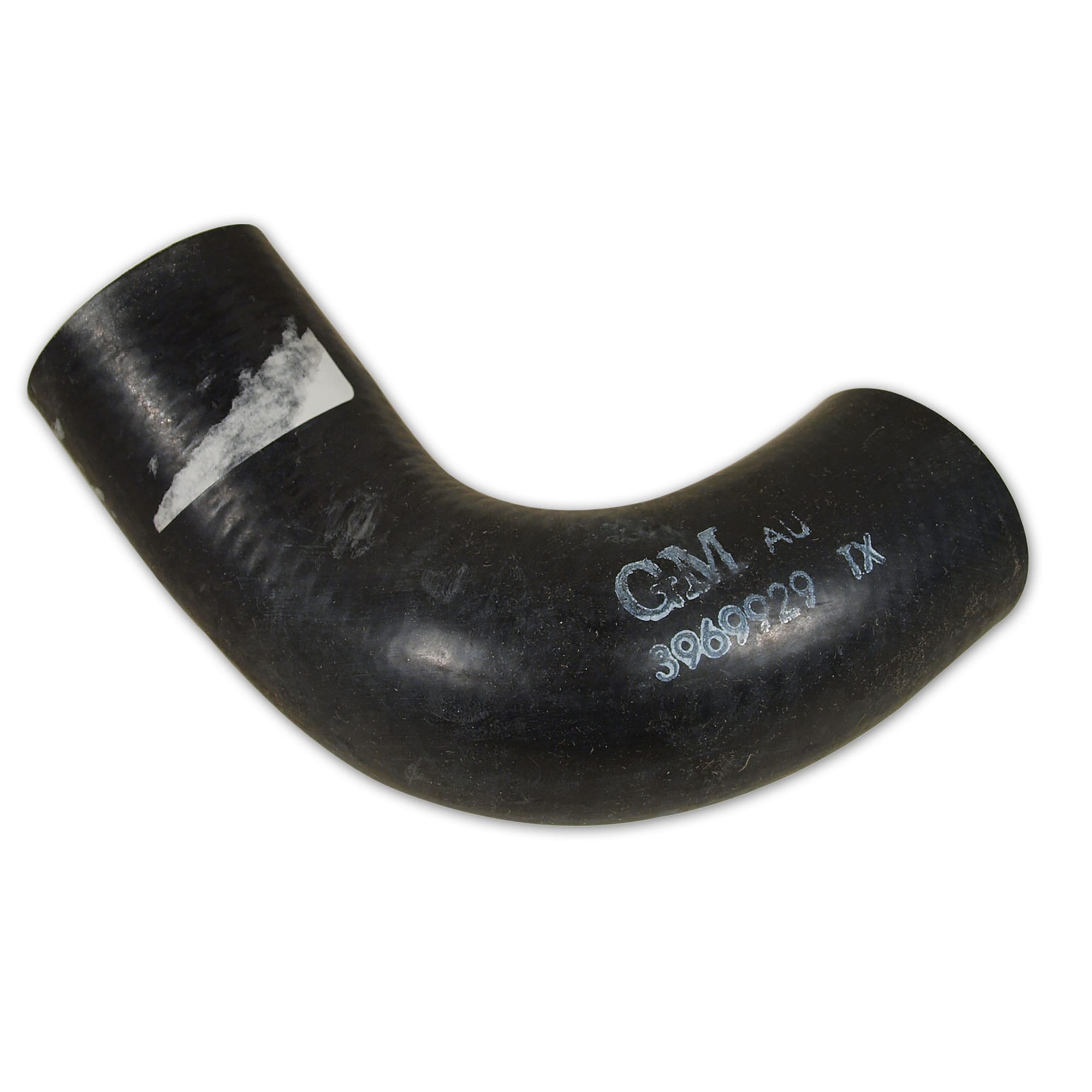 C3 New Radiator Hose, Lower Rear 454 with Air Conditioning #929 1970-1973