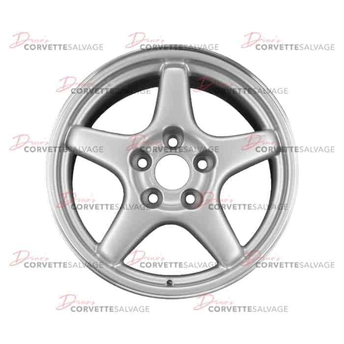 C4 Used Collector's Edition Painted Front Aluminum 17x8.5 Wheel 1996