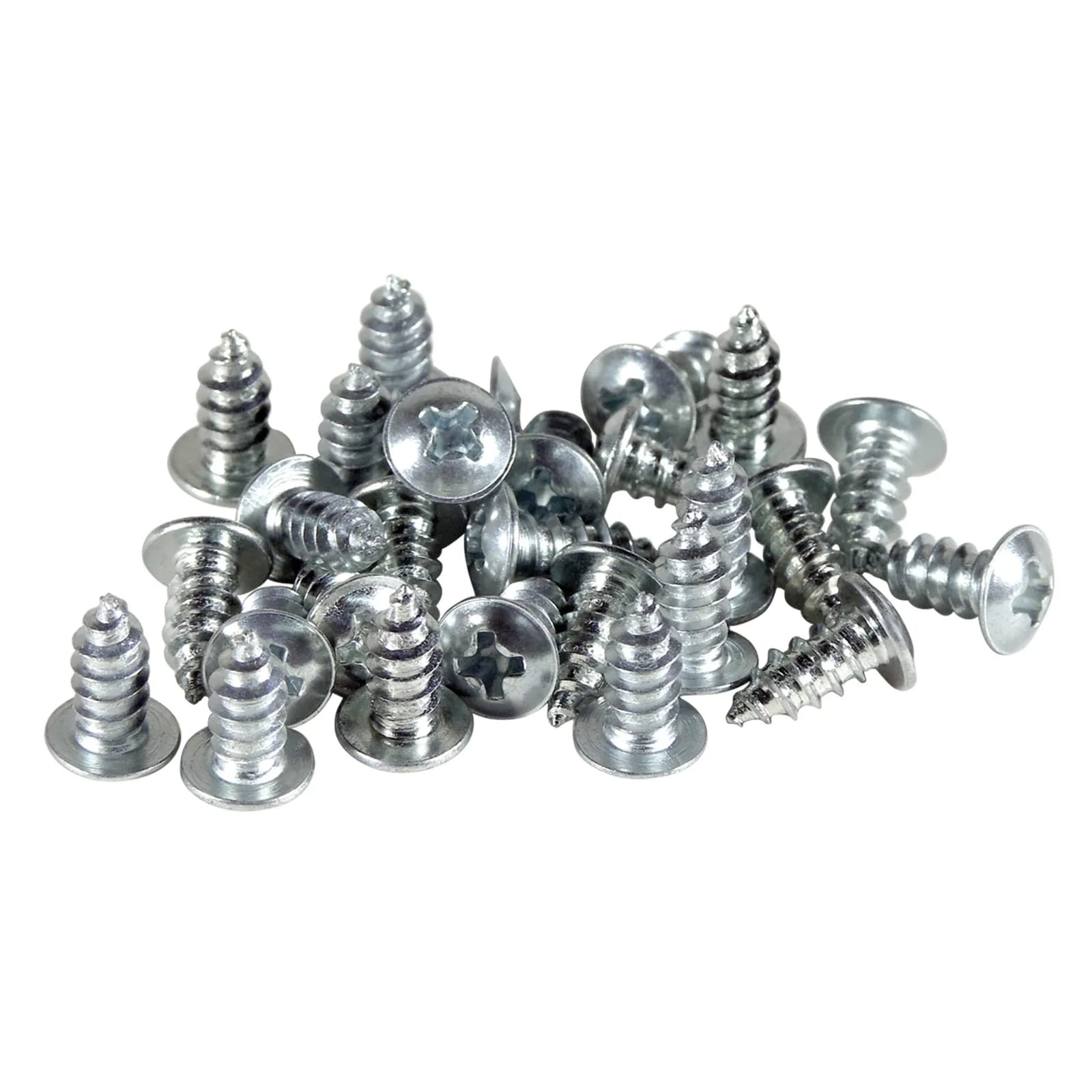 C2 New Windshield Molding Clip Screw Set, Coupe 1964-1967
