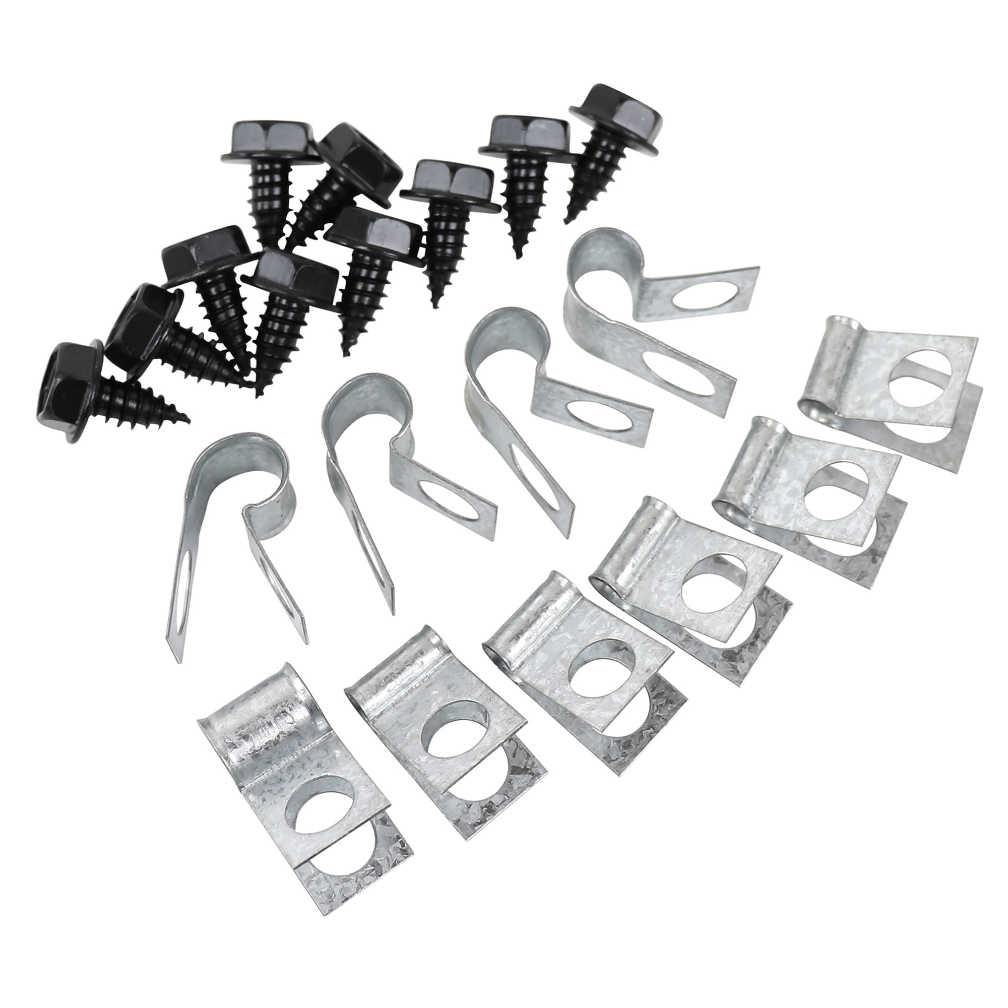C3 New Brake Line Clips - 20 Piece Set 1968