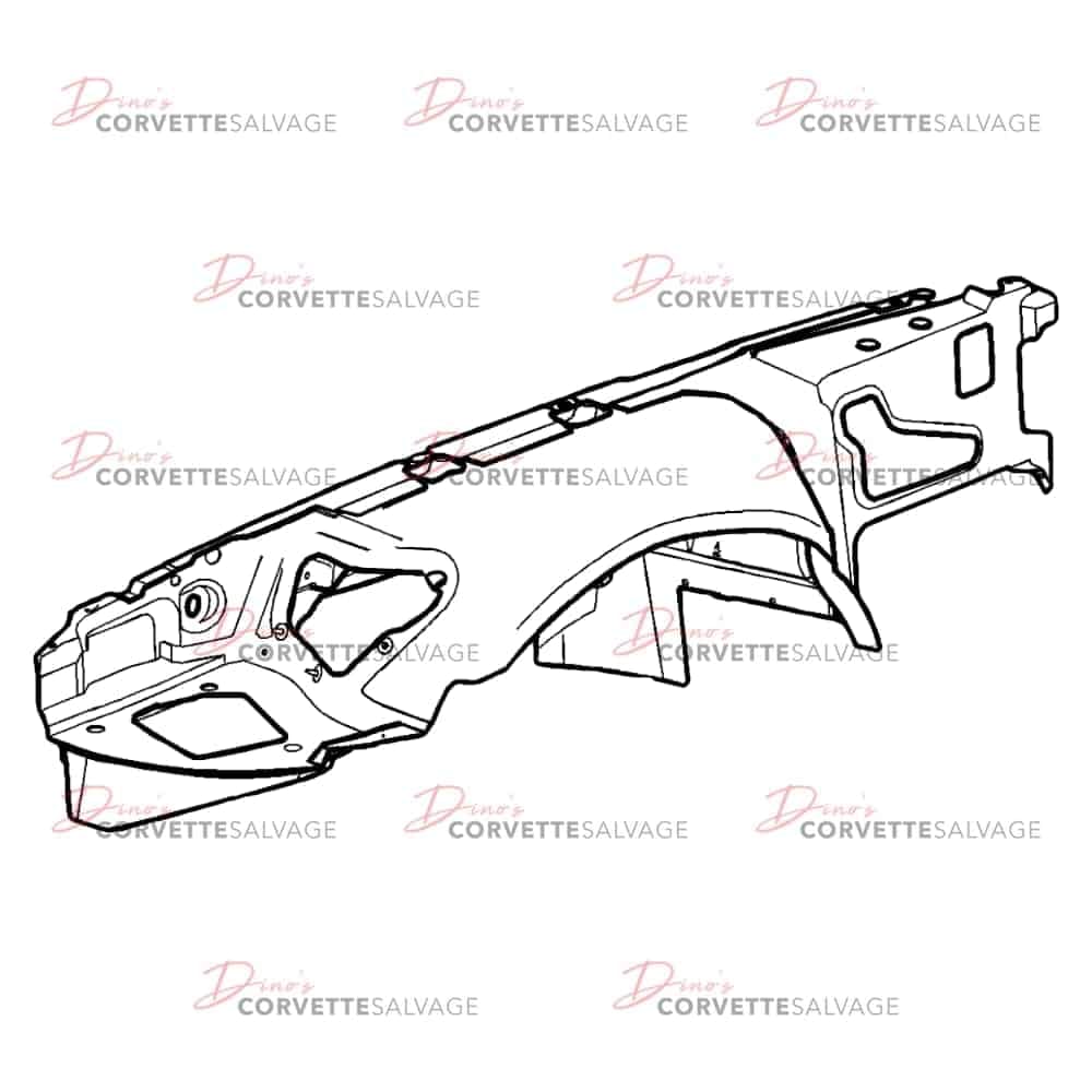 C6 Used Base Inner Front Fender 2005-2013