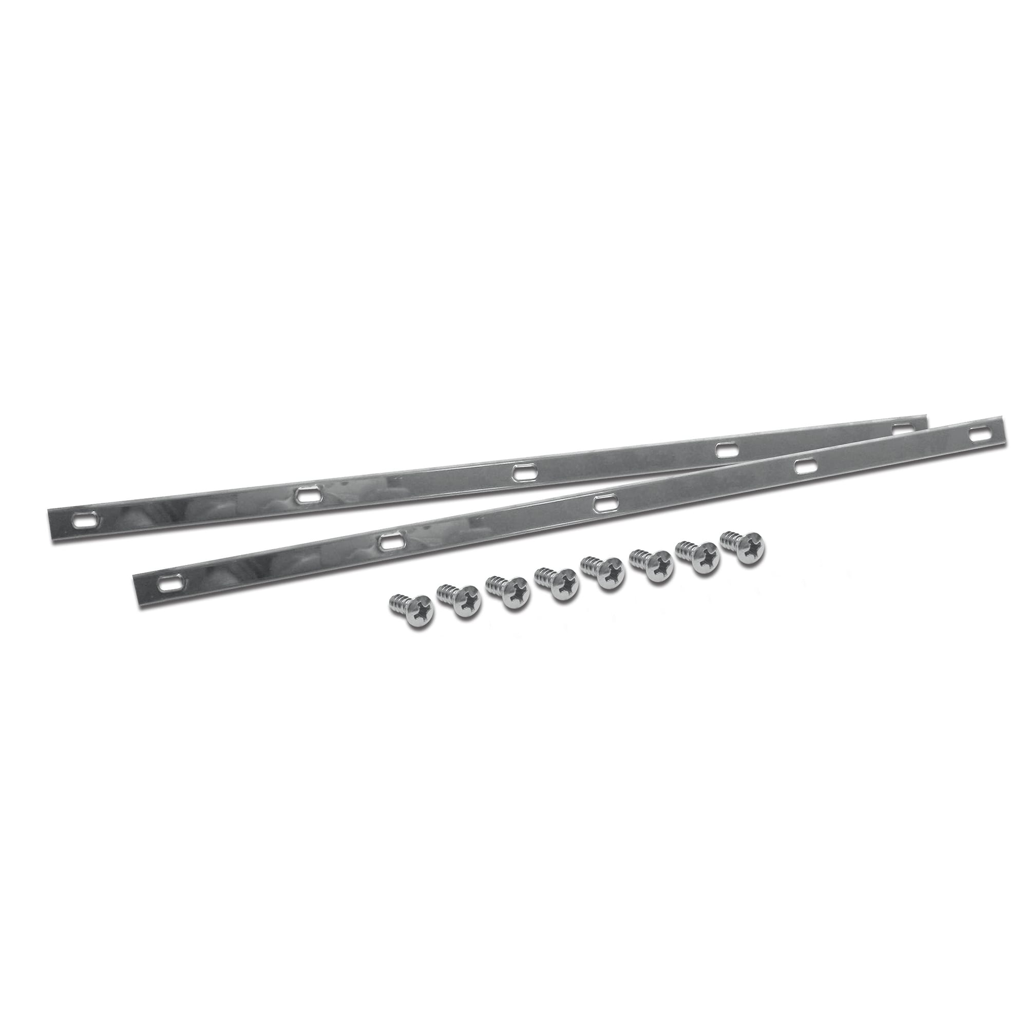 C1 New Weatherstrip Retainer, Convertible Top Header with Screws 1956-1958
