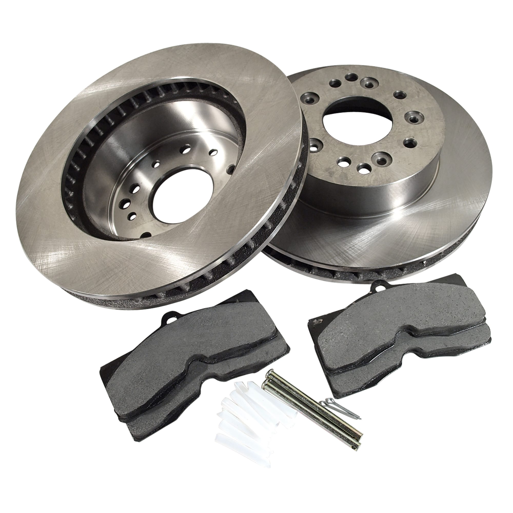 C2-C3 New Rear Brake Rotor & Pad Kit 1965-1982