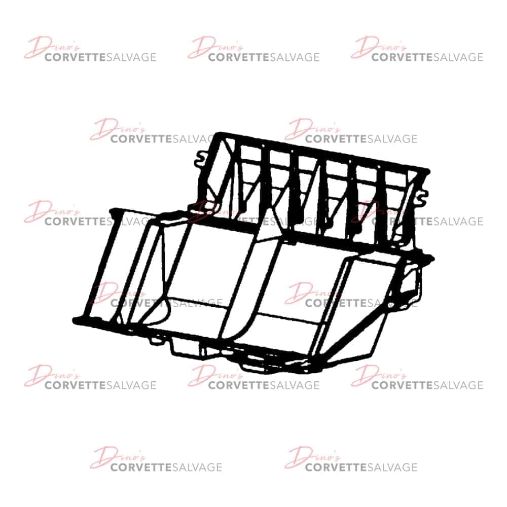 C6-C7 Used Heater Lower Case 2005-2019