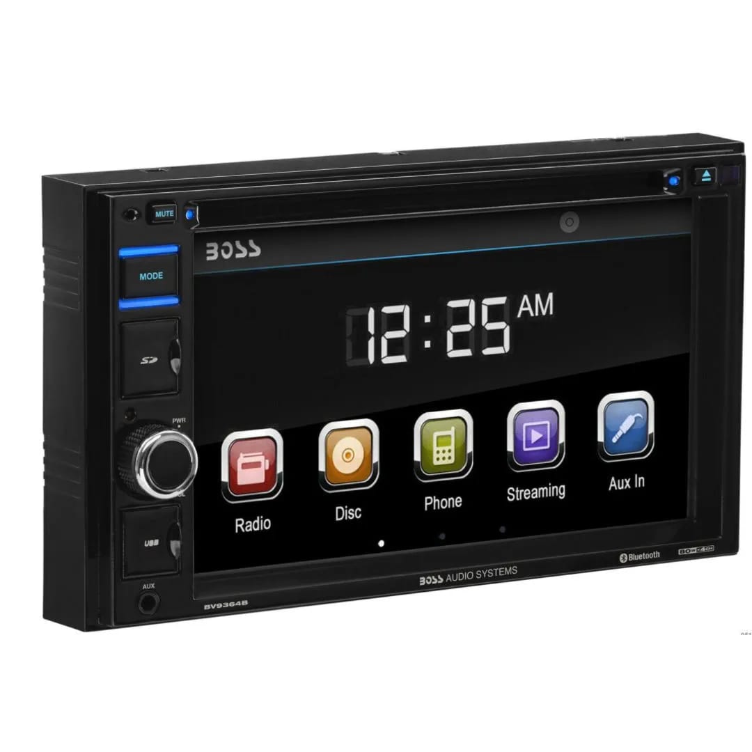 C1-C8 New BOSS Audio Double Din 6.2 Inch Touchscreen DVD Player Receiver with Bluetooth 1953-2026