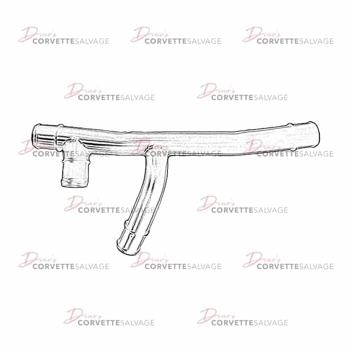 C4 Used ZR-1 Radiator Inlet Tee Pipe 1990-1995