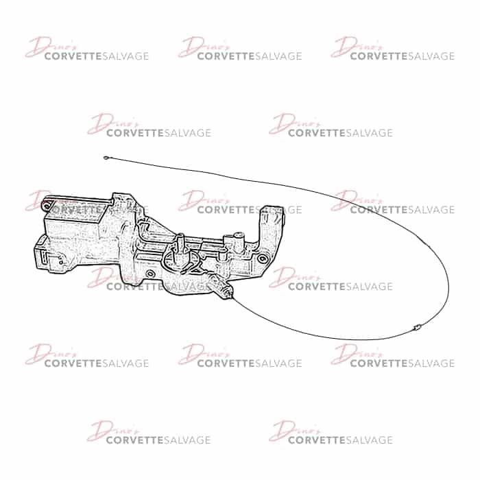 C5 Used Rear Compartment Lid Latch Release 1997-2004