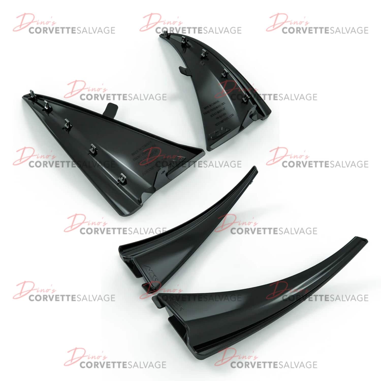 C7 New Carbon Flash Metallic Five1 Rock Guards 2014-2019