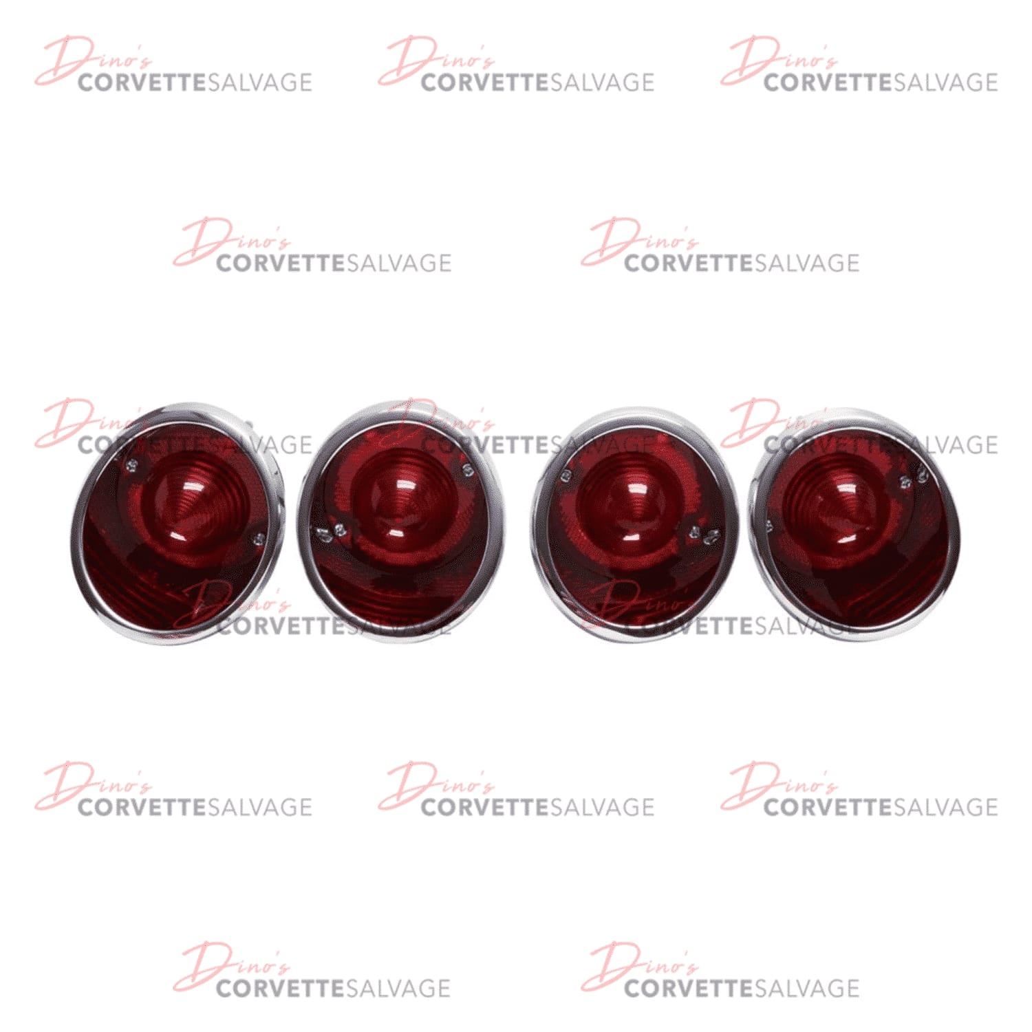 C2 New Rear Tail Light Assembly (Set of 4) 1963-1967