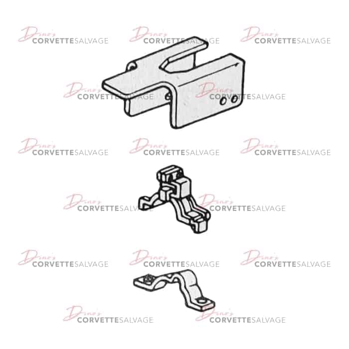 C4 Used Crossover Pipe Hanger Assembly 1986-1991