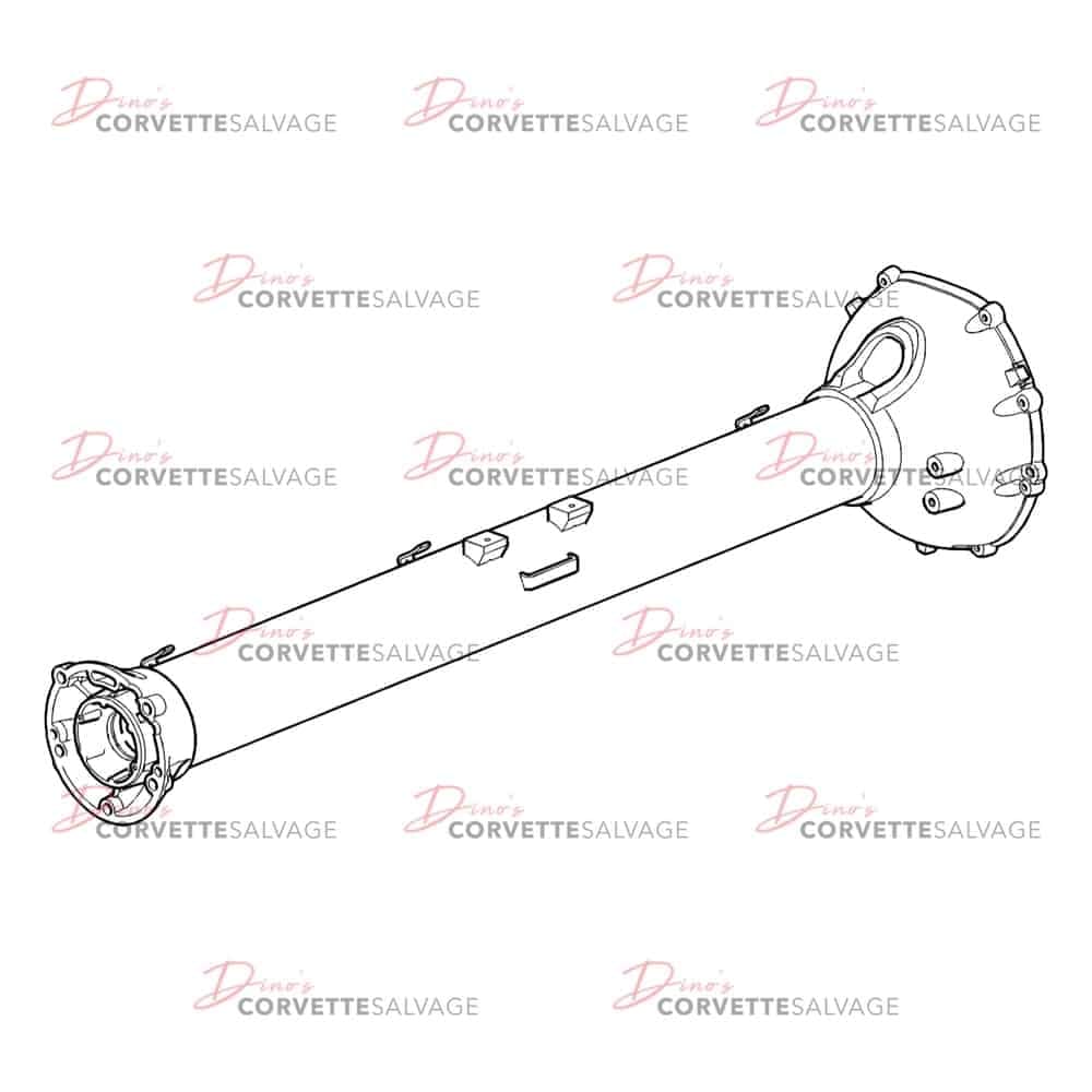C6 Used Manual Transmission Driveline Torque Tube 2007-2008
