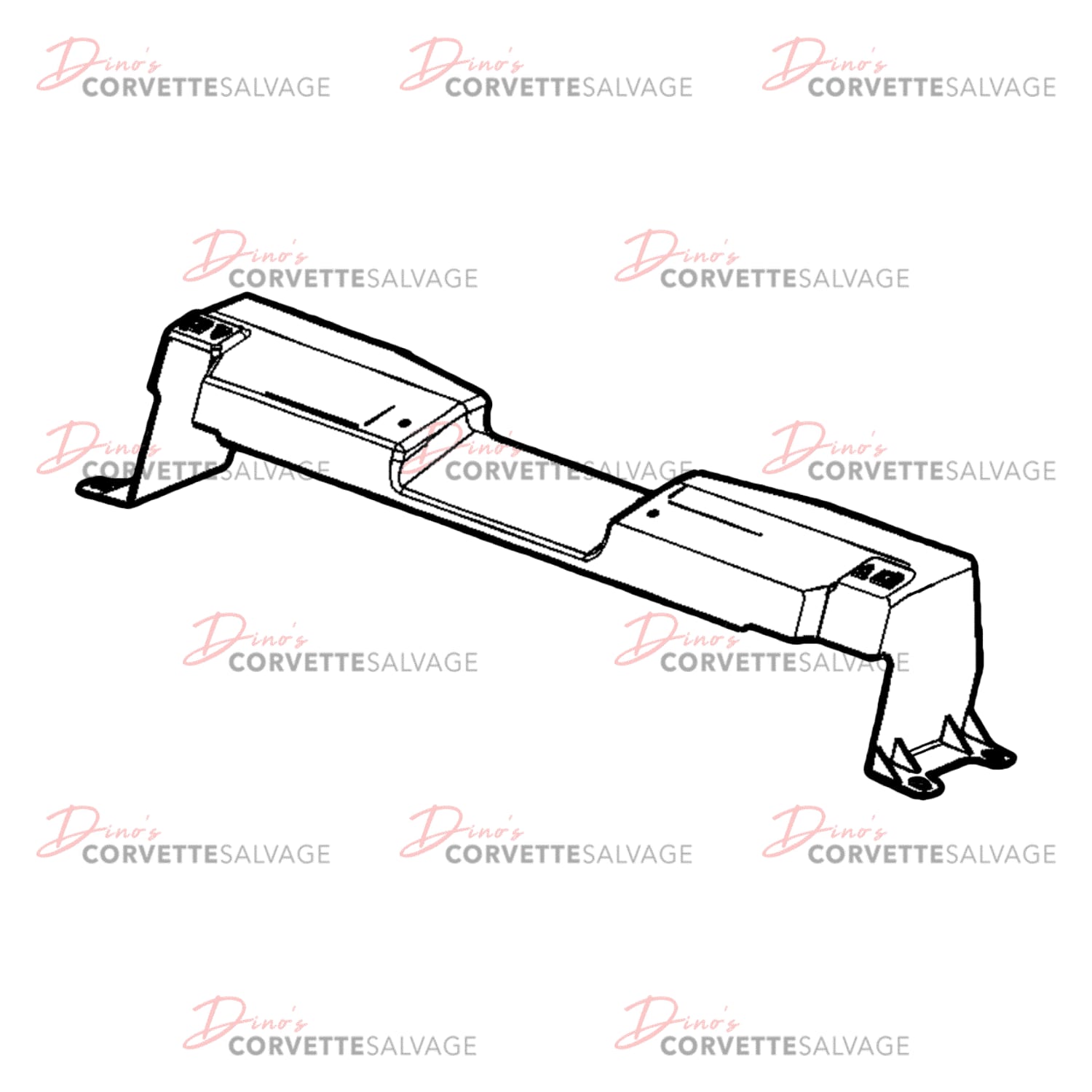 C6 Used Upper Radiator Support 2005-2013