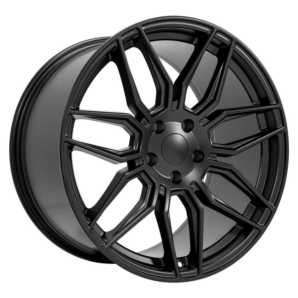 C8 New Satin Black 19x8.5 and 20x11 Wheel Set of 4 (CV03D) 2020-2026