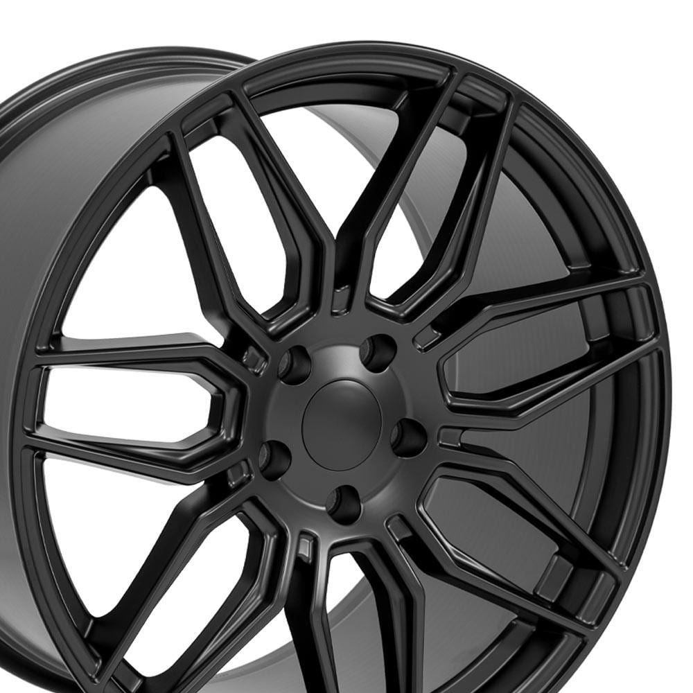 C8 New Satin Black 19x8.5 and 20x11 Wheel Set of 4 (CV03D) 2020-2026