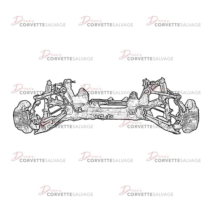 C4 Used Front Suspension Assembly 1988-1996