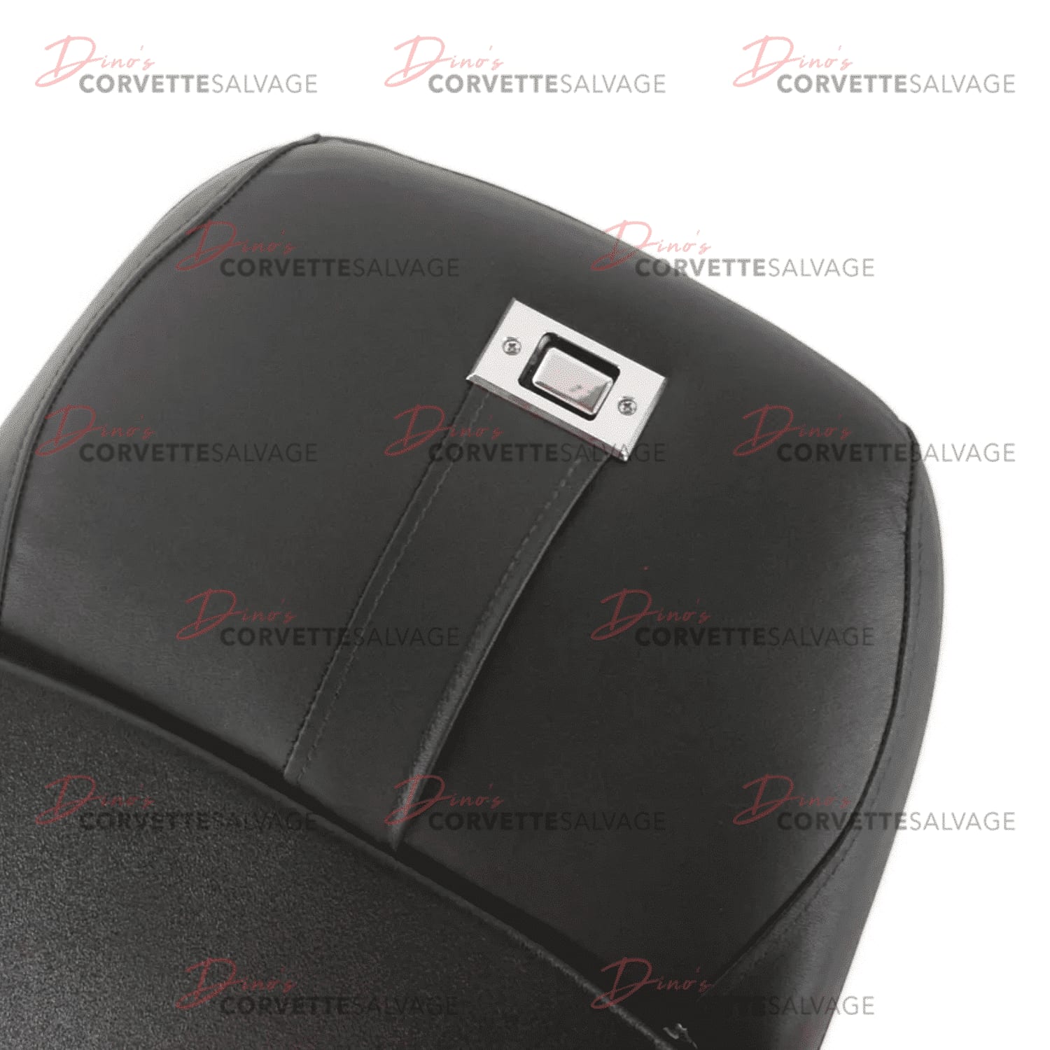 C3 Corvette New Black 100% Leather Mounted Seat Cover Set 1976-1978
