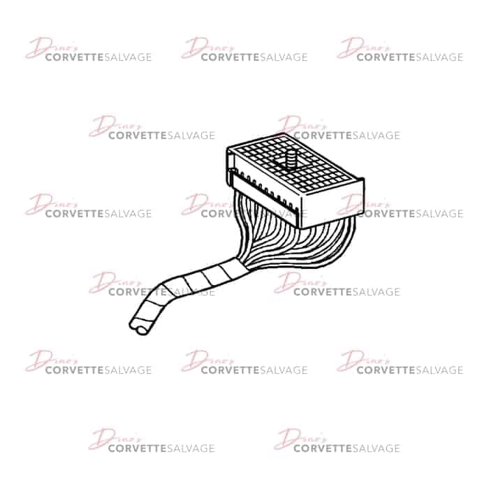 C5 Used Brown Underhood Fuse Block Wire Harness 1997-1998