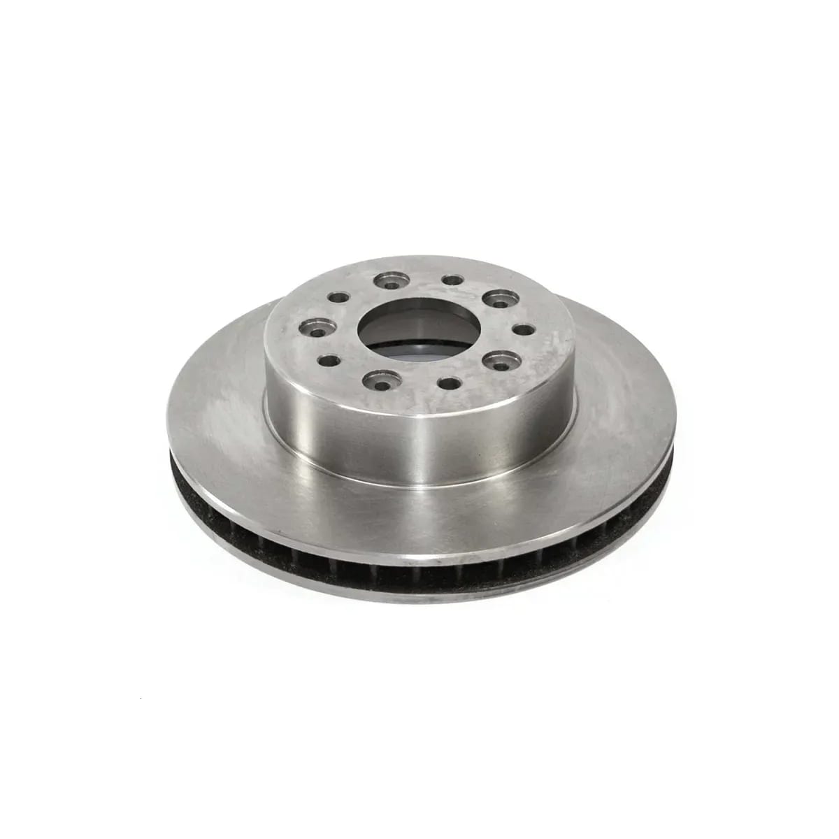 C2-C3 New Brake Rotor, Front - Reproduction With Rivet Holes 1965-1982