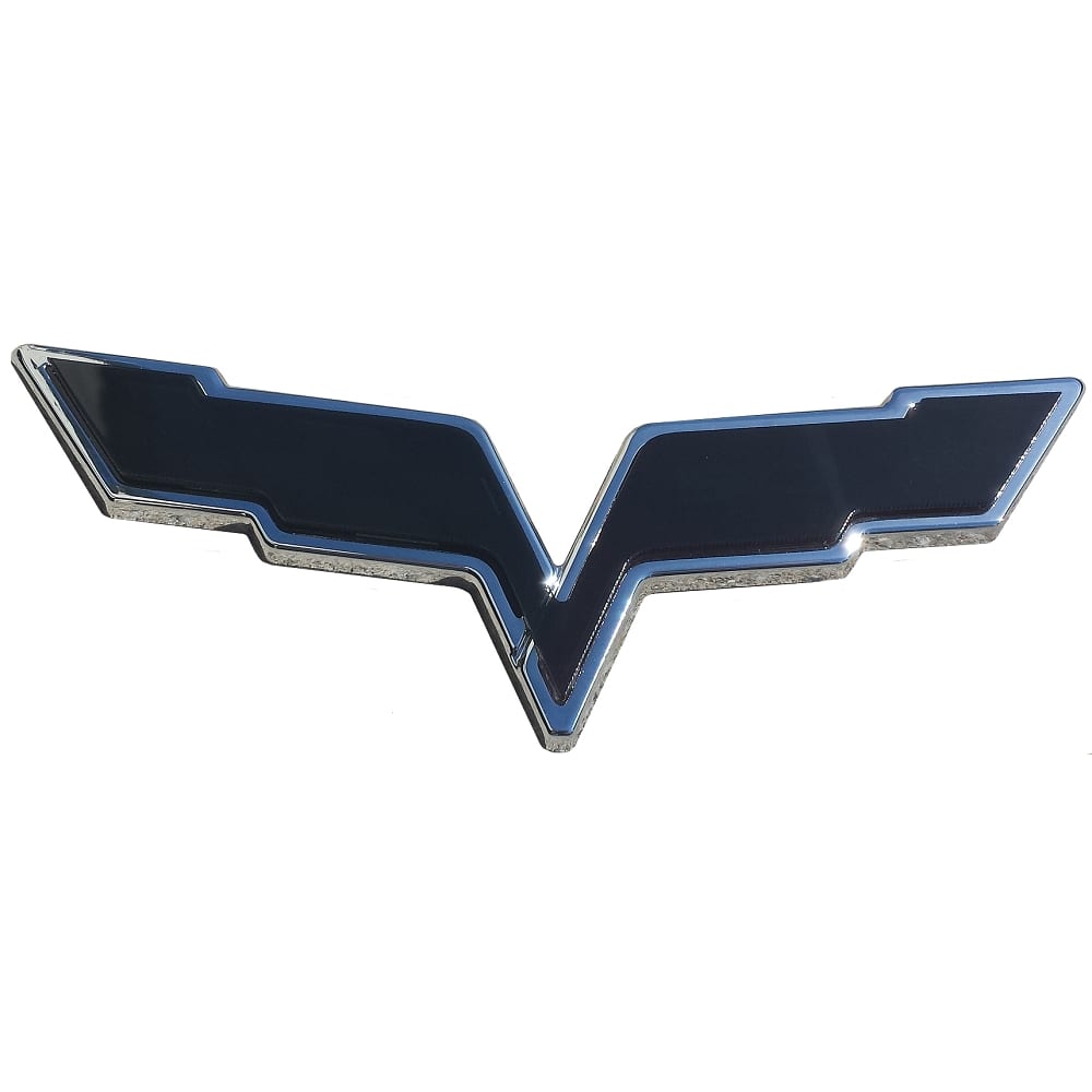 C6 New Emblem Complete Blackout Pair - Acrylic 2005-2013