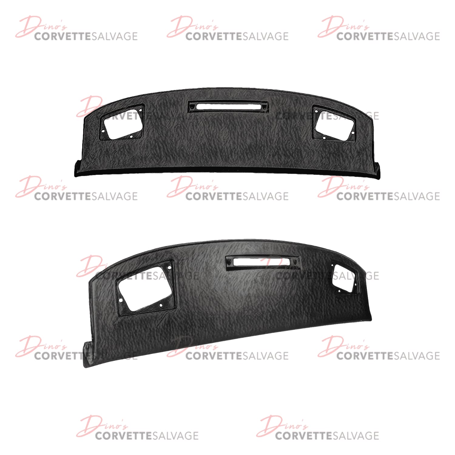 C4 Used Black Upper Dash Pad 1984-1989