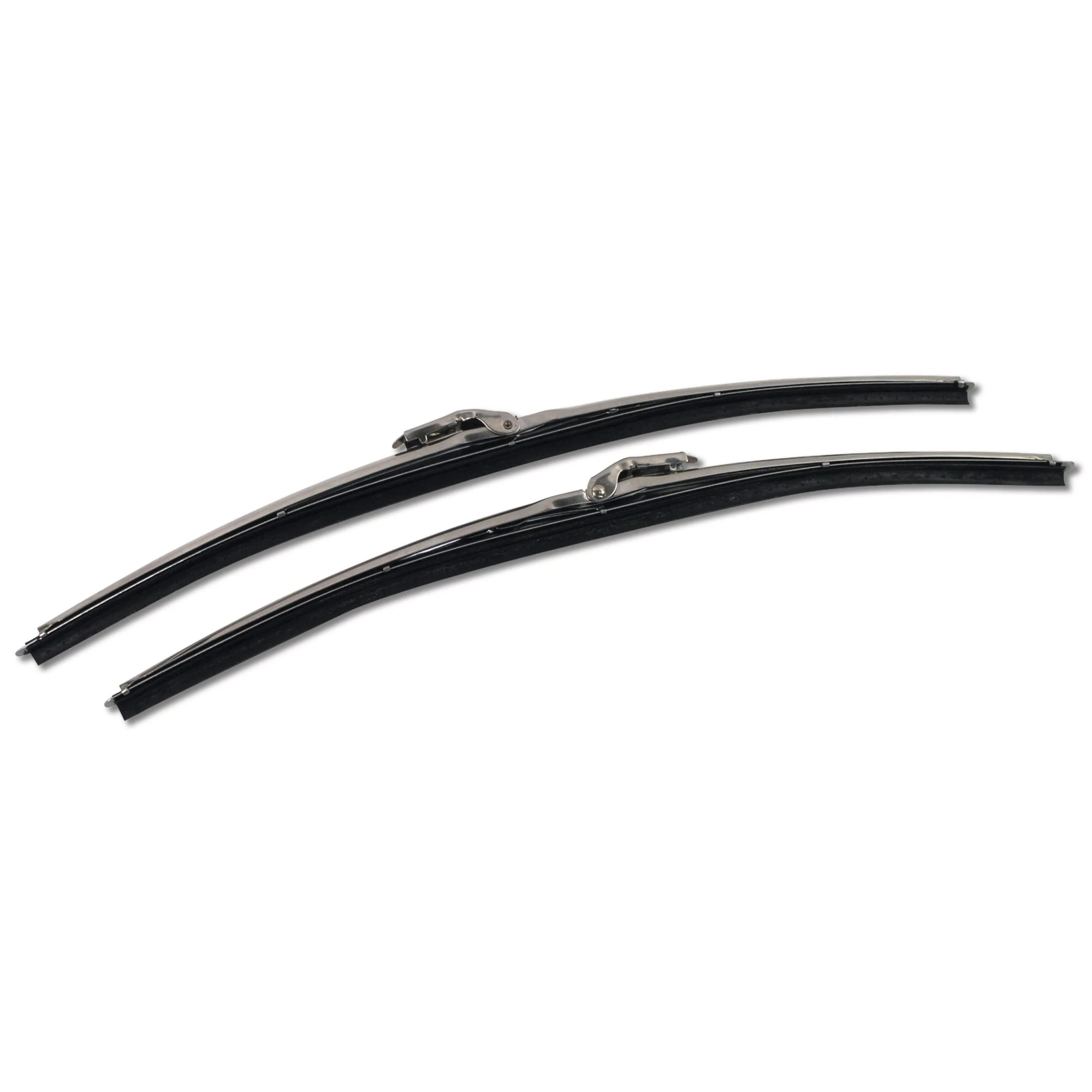 C2 New Wiper Blade Assemblies, Polished 1963-1967