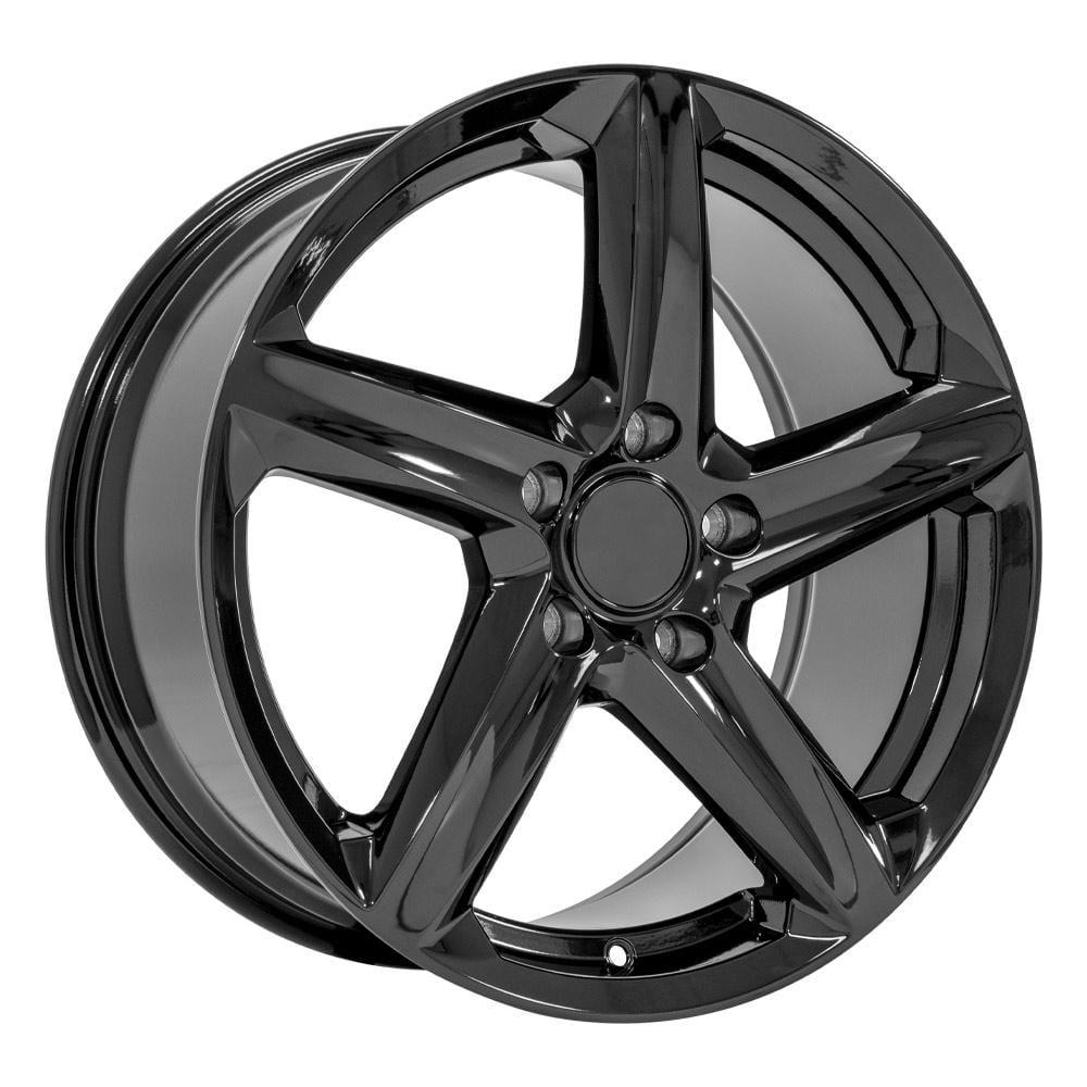 C4 New Gloss Black 18x8.5 Wheel Set of 4 (CV02C) 1988-1996