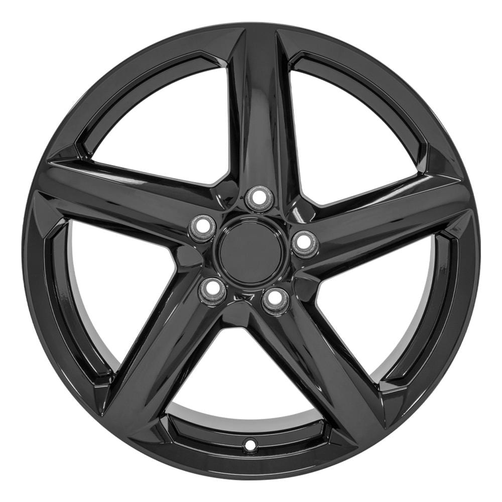 C4 New Gloss Black 18x8.5 Wheel Set of 4 (CV02C) 1988-1996