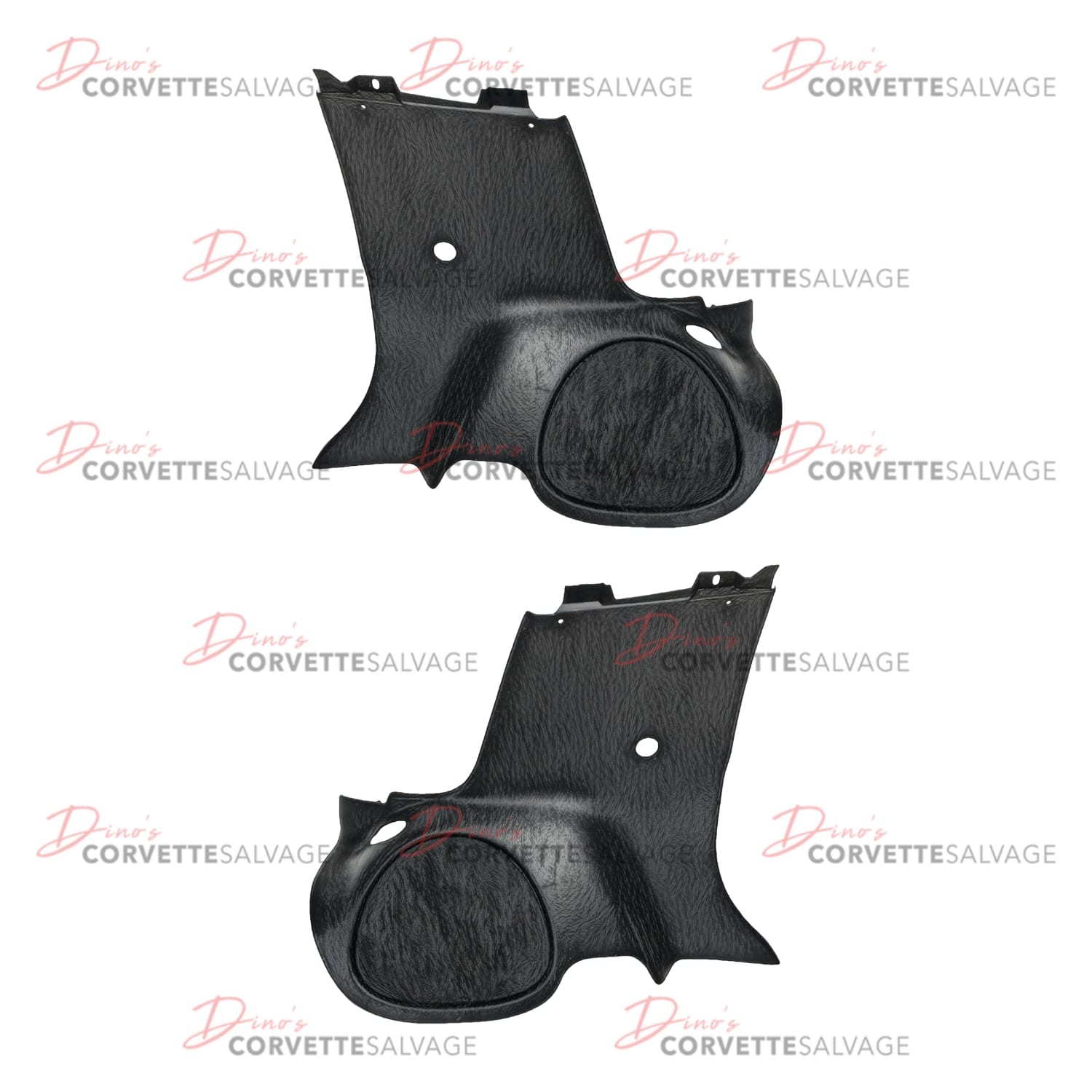 C5 Used Coupe Black Rear Compartment Speaker Trim Cover 1997-2002