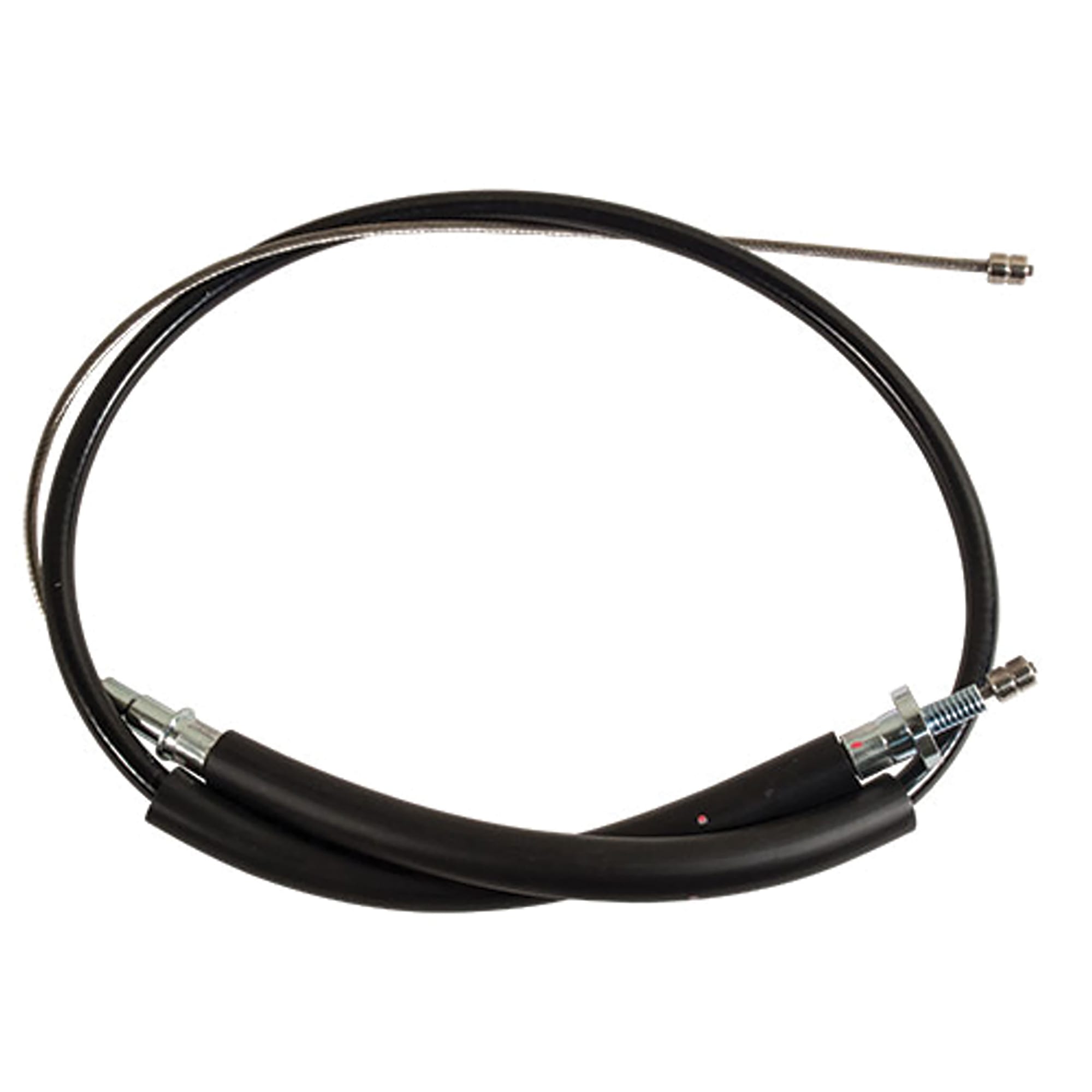 C4 New Park Brake Cable, Front - Stainless Steel 1984-1987