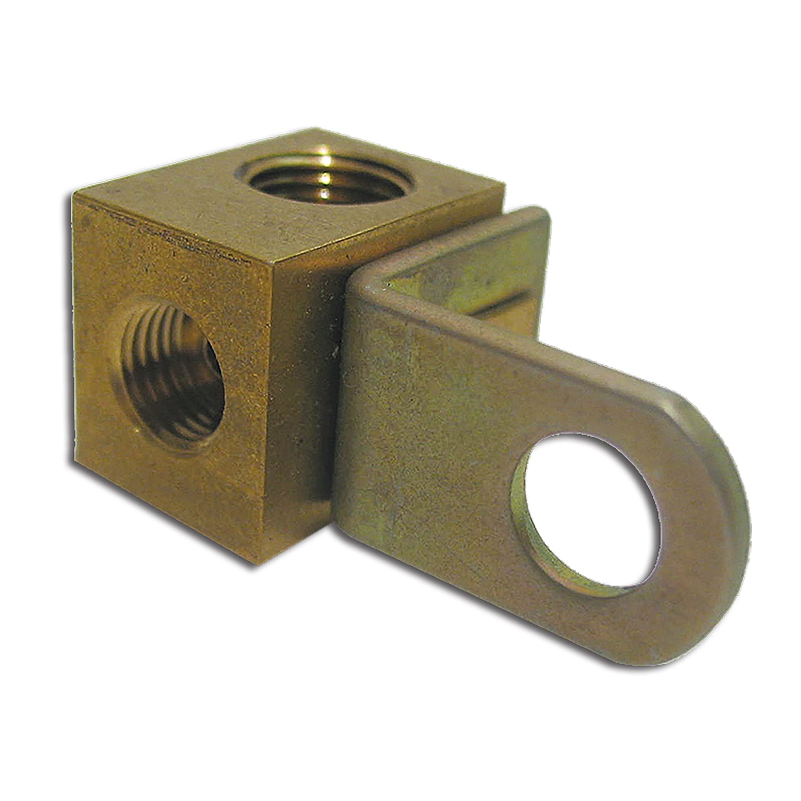C1 New Driver-Side Brake Line Block, Front 1956-1962