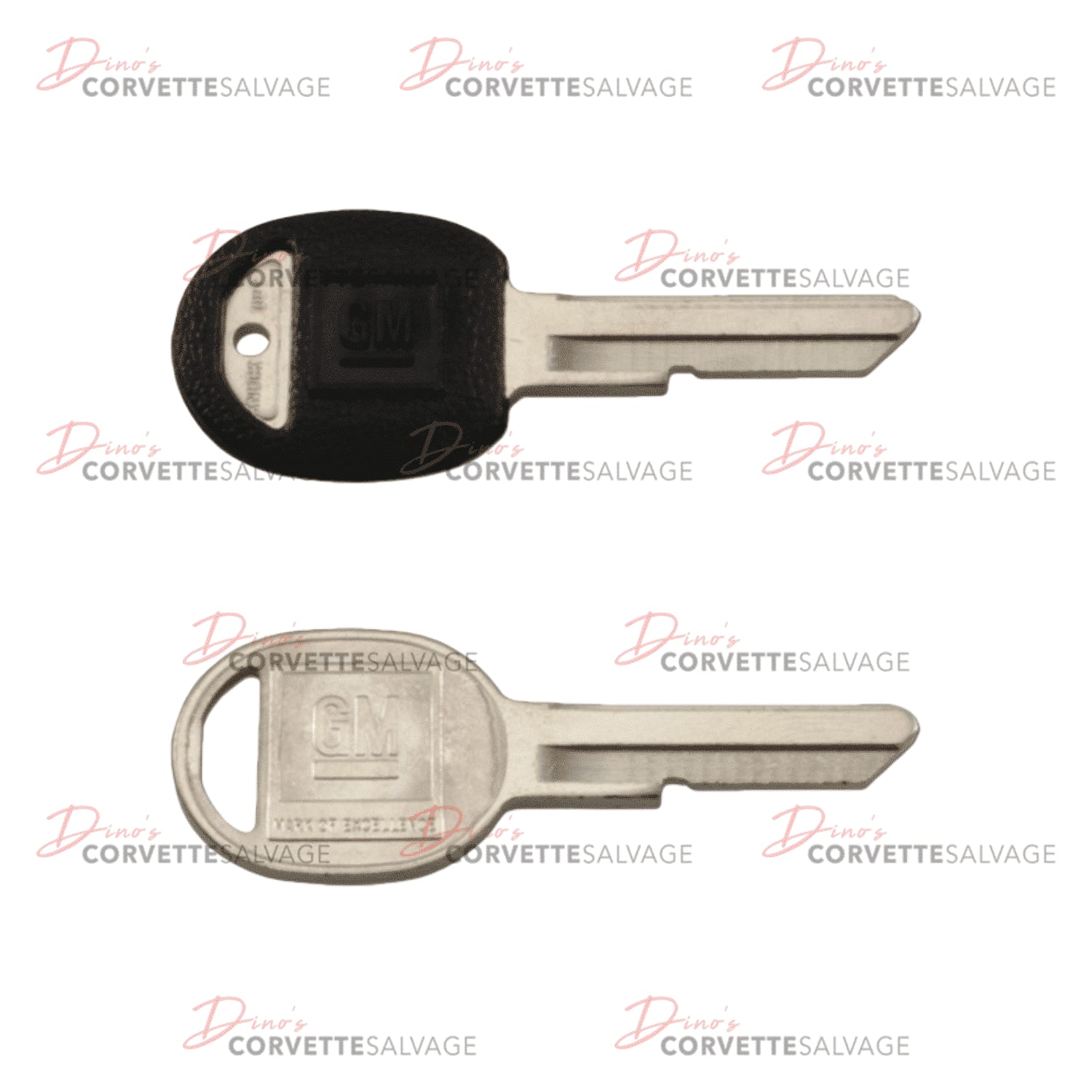 C4 New Oval Door/Compartment Lock Key Blank, Groove D 1987-1990