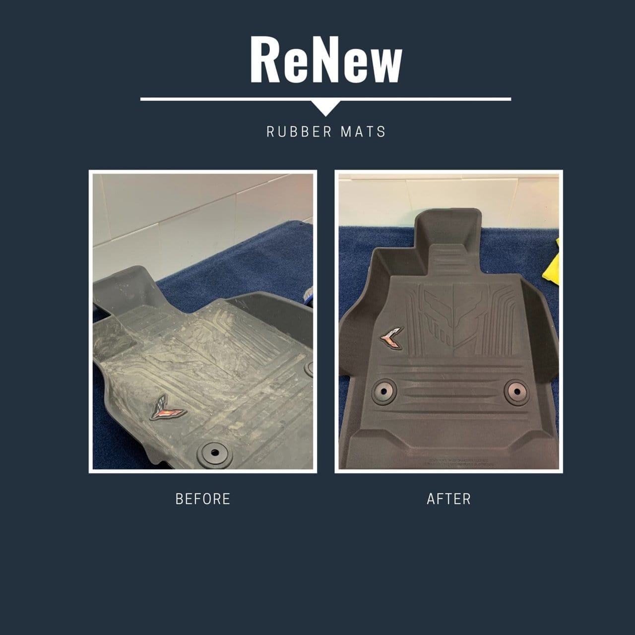 New C8 All Weather Jake Floor Mats 2020-2026