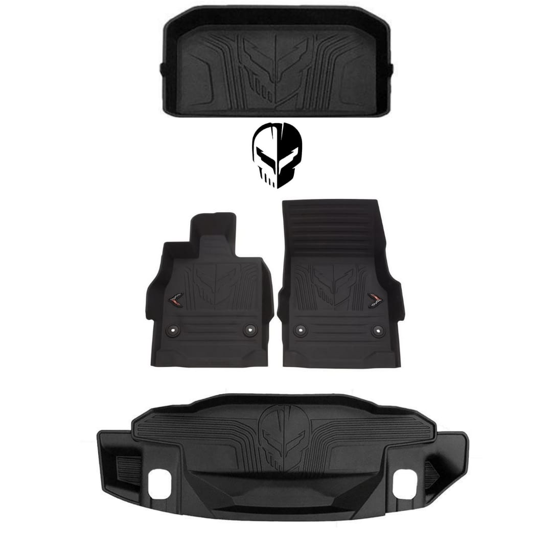 New C8 All Weather Jake Floor Mats 2020-2026