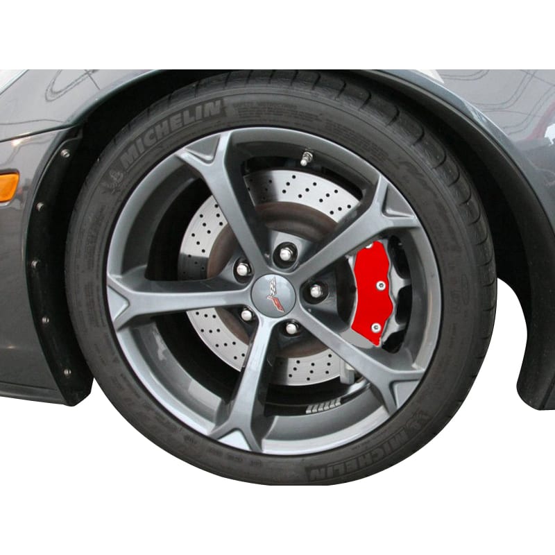 C6 New Z06/ G.S, Brake Caliper Decal - Reflective Heat Resistant Vinyl 4Pc 2006-2013